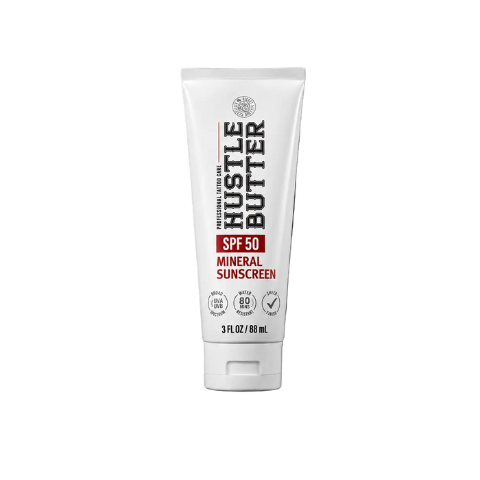 Hustle Butter — Écran solaire minéral SPF 50, lotion 88 ml (3 oz)